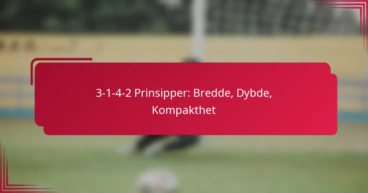 You are currently viewing 3-1-4-2 Prinsipper: Bredde, Dybde, Kompakthet