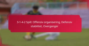 Read more about the article 3-1-4-2 Spill: Offensiv organisering, Defensiv stabilitet, Overganger