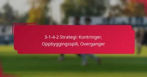 Read more about the article 3-1-4-2 Strategi: Kontringer, Oppbyggingsspill, Overganger