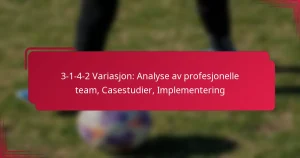 Read more about the article 3-1-4-2 Variasjon: Analyse av profesjonelle team, Casestudier, Implementering