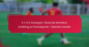 Read more about the article 3-1-4-2 Variasjon: Historisk kontekst, Utvikling av formasjoner, Taktiske trender