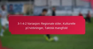 Read more about the article 3-1-4-2 Variasjon: Regionale stiler, Kulturelle påvirkninger, Taktisk mangfold