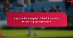 Read more about the article Angrepsmidtbanespiller i 3-1-4-2: Kreativitet, Målscoring, Spillforbindelse