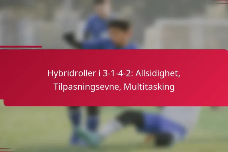 Hybridroller i 3-1-4-2: Allsidighet, Tilpasningsevne, Multitasking
