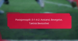 Read more about the article Posisjonsspill i 3-1-4-2: Avstand, Bevegelse, Taktisk Bevissthet