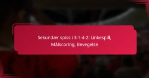 Read more about the article Sekundær spiss i 3-1-4-2: Linkespill, Målscoring, Bevegelse