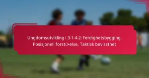 Read more about the article Ungdomsutvikling i 3-1-4-2: Ferdighetsbygging, Posisjonell forståelse, Taktisk bevissthet