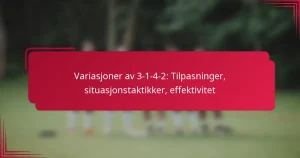 Read more about the article Variasjoner av 3-1-4-2: Tilpasninger, situasjonstaktikker, effektivitet