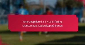 Read more about the article Veteranspillere i 3-1-4-2: Erfaring, Mentorskap, Lederskap på banen